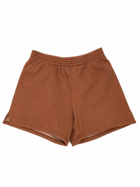 TNA Pants - Aritzia Tna Cozy Fleece Perfect Sweatshorts Brown Small 🤎